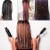 Hair threads, shiny, 90 cm, mix color