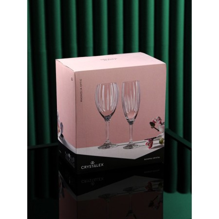 A set of glasses for champagne "Magnolia", 6 pcs, 210 ml-4