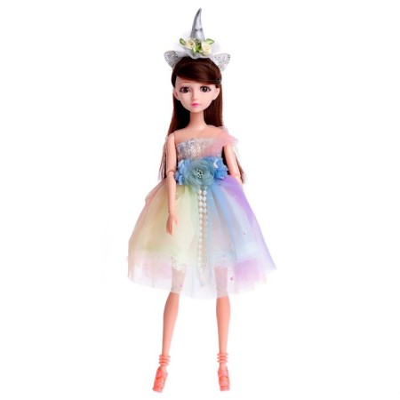 Doll fashionable articular "Princess" in a lush dress, mix-4