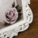 Photo frame plastic 13x18 cm "curls and flowers" white 25.5x19 cm
