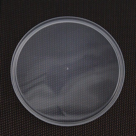 Plastic plastic disposable to the container round, d = 12 cm, the color is transparent-2