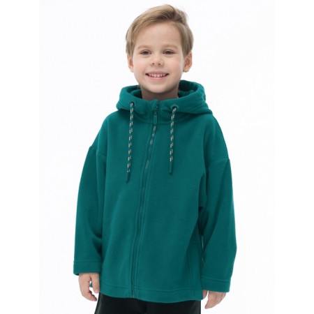 Pelican sweatshirt for a boy, height 104 cm, emerald color