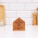 Bon Appetit napkin, 10 x 5 x 10.5cm, wood, oak,