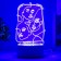 Light "Idiots" LED white 10.5x9.5x16 cm Risalux