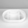 Swan storage stand with a place for storage, 18 × 12.5 × 21 cm, white-pink color