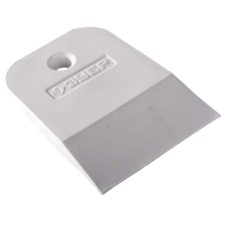 Spatula bison master 1016-80_z01, rubber, white, 80 mm