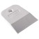 Spatula bison master 1016-80_z01, rubber, white, 80 mm