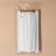 Glass for straps, openwork, 15 mm, 10 ± 0.5 m, white color