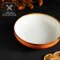 Porcelain deep porcelain Magistro "Cerera", 1.1 l, d = 22 cm, color orange color