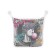 Organizer in a bath on suction cups "Graffiti David", for storing toys and trifles, size 33x39 cm