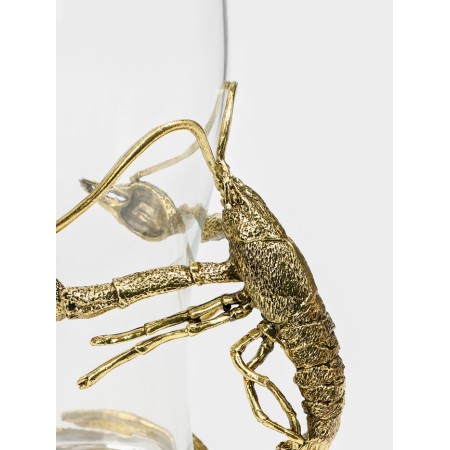Beer glass "Cancer", gold-5