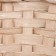 A set of wicker baskets, D16xH10/32cm, D18XH10/34cm, D21XH10/36cm, 3pcs, Bamboo, White