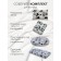 A set of pillowcases "cats", size 40x60 cm, gray color, 2 pcs.