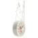 Watching double-sided watches, on the suspension "Bird on a branch", D-23 cm, white