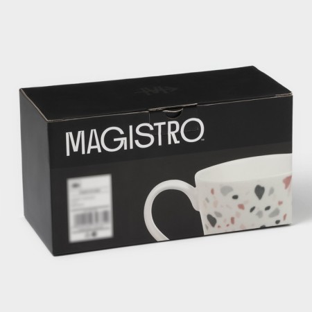 Набор кружек фарфоровых Magistro Terazzo, 350 мл, 2 шт-10