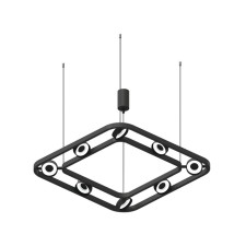 The body of the lamp suspended rotary for nozzles D85 Ambrella Light, Diy Spot, C9182, 8xgx53, color black sand