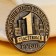 Souvenir coin "Surgut", d = 2 cm, metal