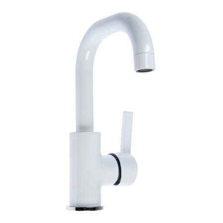 ACCOONA A9687G shell mixer, single -leaf, pour length 139 mm, white-1