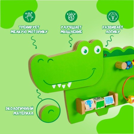Bizobor "crocodile", attached to the wall-2