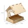 Wooden feeder “Bird on a tree” with your own hands, 14.5 × 18.5 × 19.5 cm, Greengo