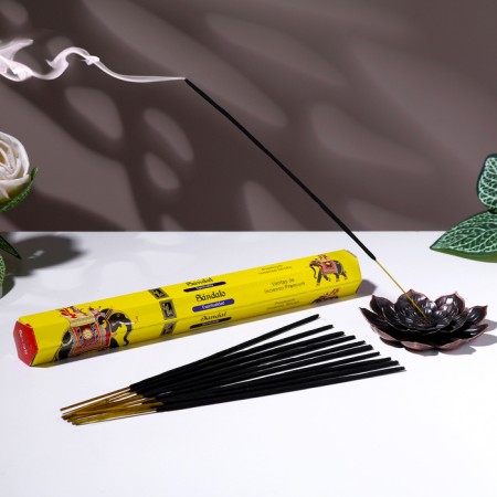 Incense Zed Black "Sandal Sandal", 20 wands in the pack, hexagon