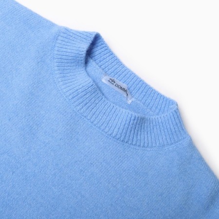 Women's sweater, blue color, size 44-50 (One size)-5