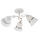 Elena chandelier 3x60W E27 white/gold 45x45x23cm