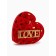 18 soap red roses with an inscription in a box