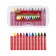 Pencils Wax 12 colors Faber-Castell Jumbo, three-sided case, plastic box