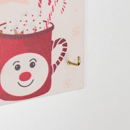 Decorative hooks "hot chocolate with marshmallows" 15x10x1.5 cm-2