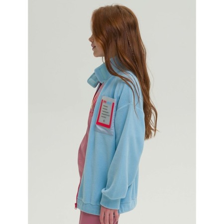 Jacket for girls, height 116 cm, blue color-1