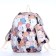 School backpack from textiles on a zipper, 3 pockets, pencil case, color colorful color