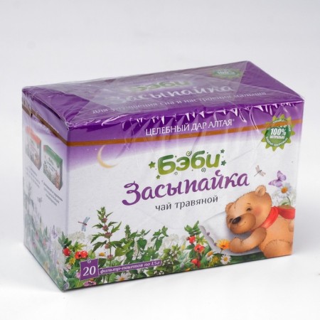 Tea of ​​herbal "Baby" "fall asleep" a healing gift of Altai, pack. 20F/P a1.5 g