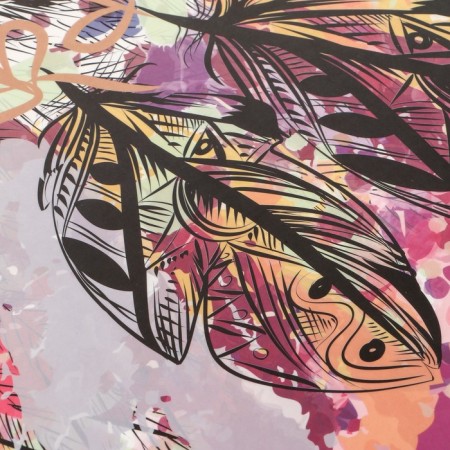 Interior plastic sticker "Eagle with feathers" 50x70 cm-2