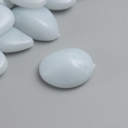 Decor for creativity plastic shines in the dark "white pebbles" set 12 pcs-2