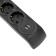 Network filter 5 nests, 3m, 3x1.5mm², with auto -wiring, 2 USB, black Kranz
