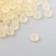 Glass 8/0 "Matte translucent. Yellow" 10 g