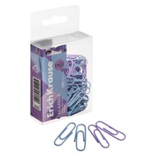 Office paper clips 28 mm, 100 pcs, Erichkrause 