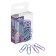 Office paper clips 28 mm, 100 pcs, Erichkrause "Manga", with vinyl coating, in PET box, mix