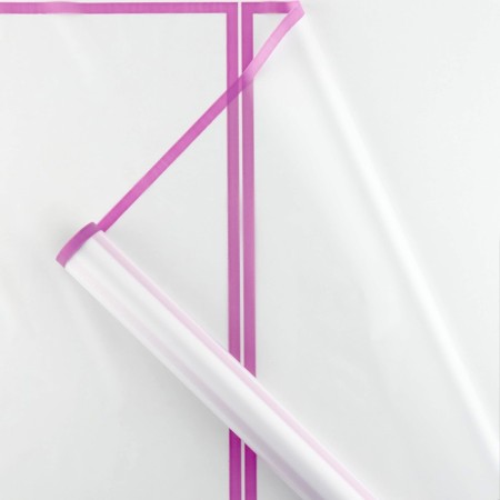 Flower film matte packaging "Kaima" Lilac 0.5x9 m-2