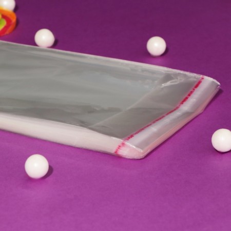BOPP package with an adhesive valve 12 x 20/4 cm, 25 μm-5