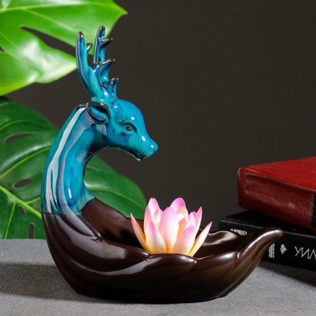 Set of incense on the stand "Deer" 19x18cm-6