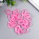 Decor for creativity Plastic "Ring for the chain" pink pastil set 25 pcs 2.3x1.65 cm