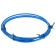 Braid and switch cables, blue color