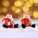 Miniature Puppet "Santa Claus with a big gift", set of 2 pcs., Size 1 pc. - 3.4 × 3.7 cm