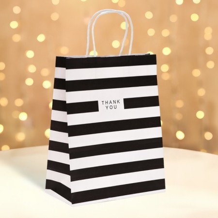 CRAFT package, black, "thank you", 27 x 21 x 11 cm
