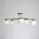 Hamburg chandelier, size 94x28x94 cm, 240W 6xe27