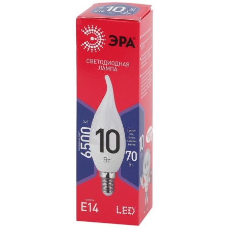 LED LED era Red Line "Candle in the Wind", 10 W, E14, 800 lm, 6500k, glow cold white-3
