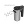Mixer Pioneer MX320, manual, 350 W, 5 speeds, 2 nozzles, black-silver