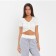 Women's T-shirt on the Mist Mist size 48-50, white color